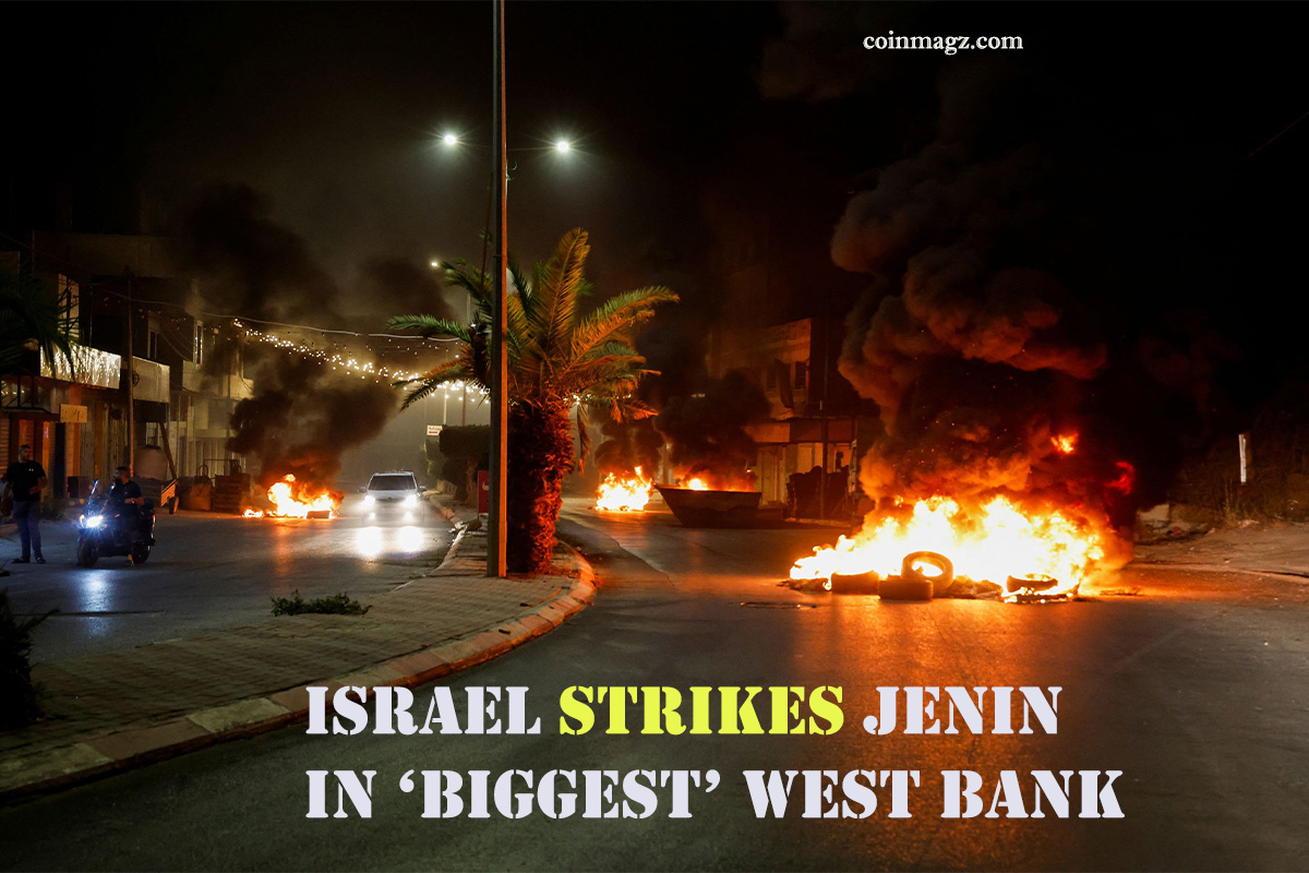 Israel strikes Jenin in biggest West Bank, 8 Palestinians killed